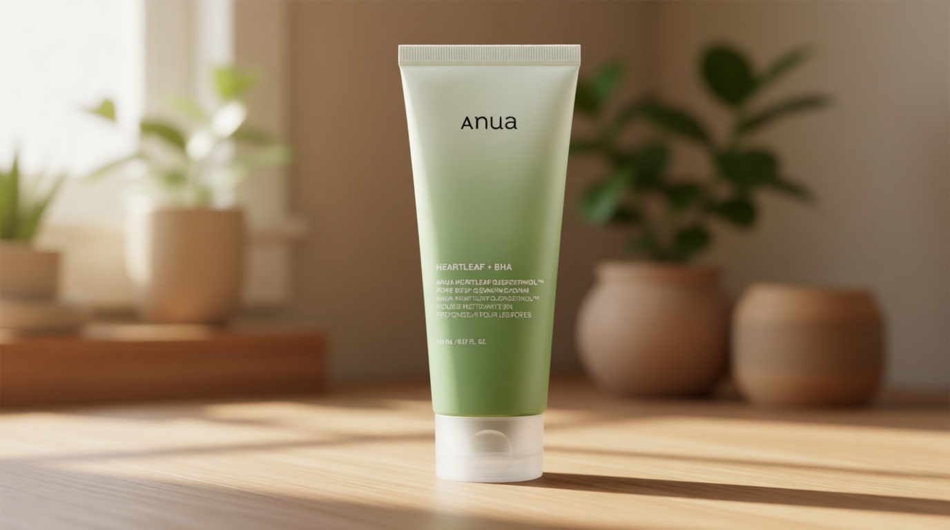 Anua Heartleaf Quercetinol Pore Deep Cleansing Foam, Face wash for Pore Refining Cleanser, Hydrating Daily Facial Cleanser For Double Cleansing, Gentle Foaming with BHA, Korean Skincare, 5.07 fl.oz.