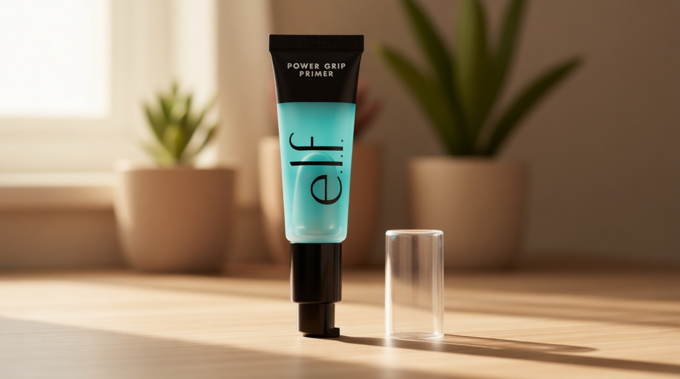 e.l.f. Power Grip Primer, Gel-Based & Hydrating Face Primer For Smoothing Skin & Gripping Makeup, Moisturizes & Primes, 0.811 Fl Oz (24 ml.)