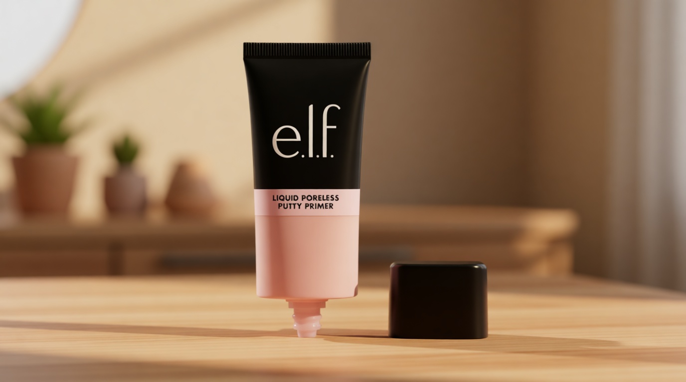 e.l.f. Liquid Poreless Putty Primer, Lightweight Face Primer For Long-lasting Makeup Wear, Creates A Smooth Complexion, Vegan & Cruelty-free