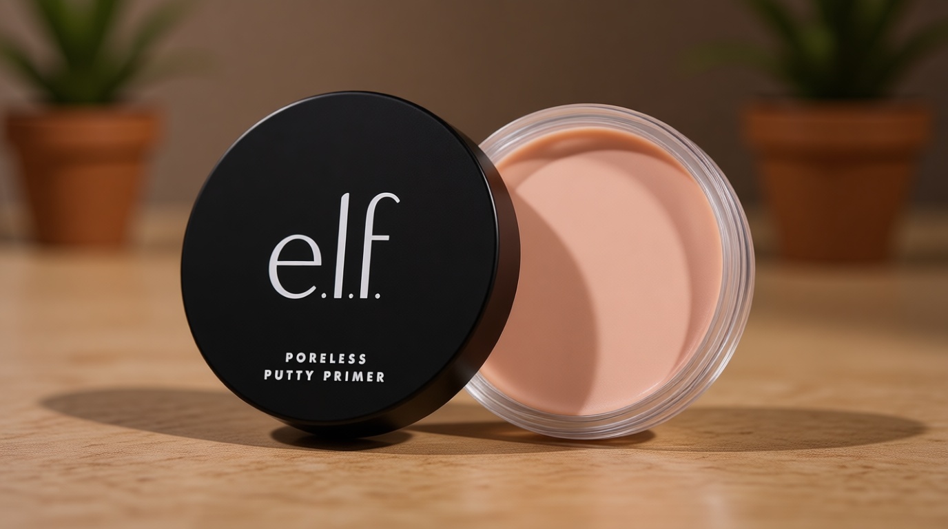 e.l.f. Poreless Face Primer, Skin-Perfecting & Lightweight, Long Lasting, Smooths & Preps to Create Flawless Base, Infused with Tea Tree and Vitamins A & E, 0.74 oz (21g)
