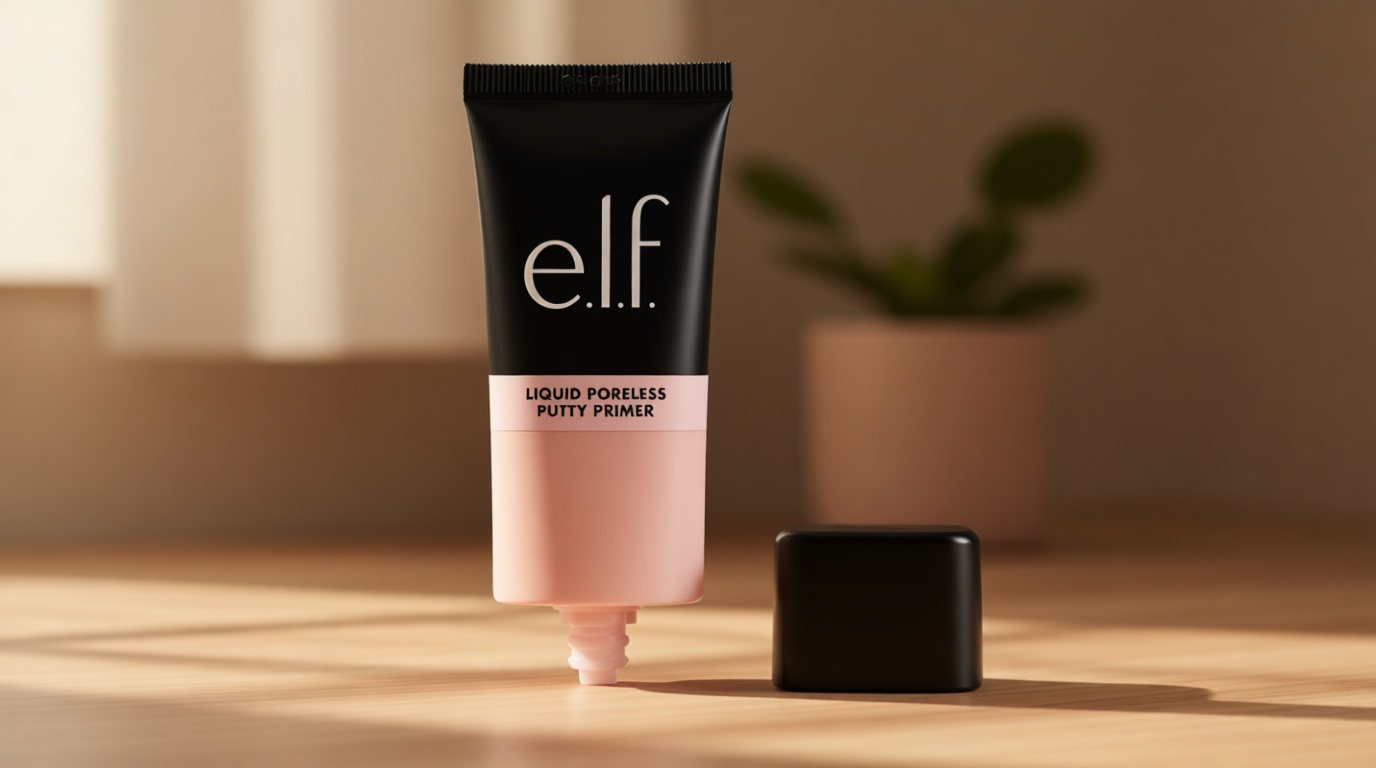 e.l.f. Liquid Poreless Putty Primer, Lightweight Face Primer For Long-lasting Makeup Wear, Creates A Smooth Complexion, Vegan & Cruelty-free
