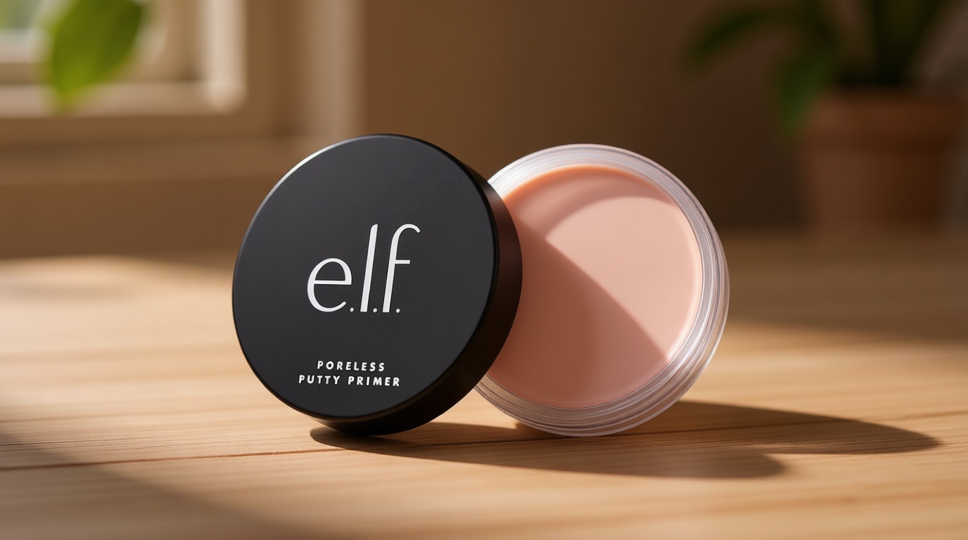e.l.f. Poreless Face Primer, Skin-Perfecting & Lightweight, Long Lasting, Smooths & Preps to Create Flawless Base, Infused with Tea Tree and Vitamins A & E, 0.74 oz (21g)