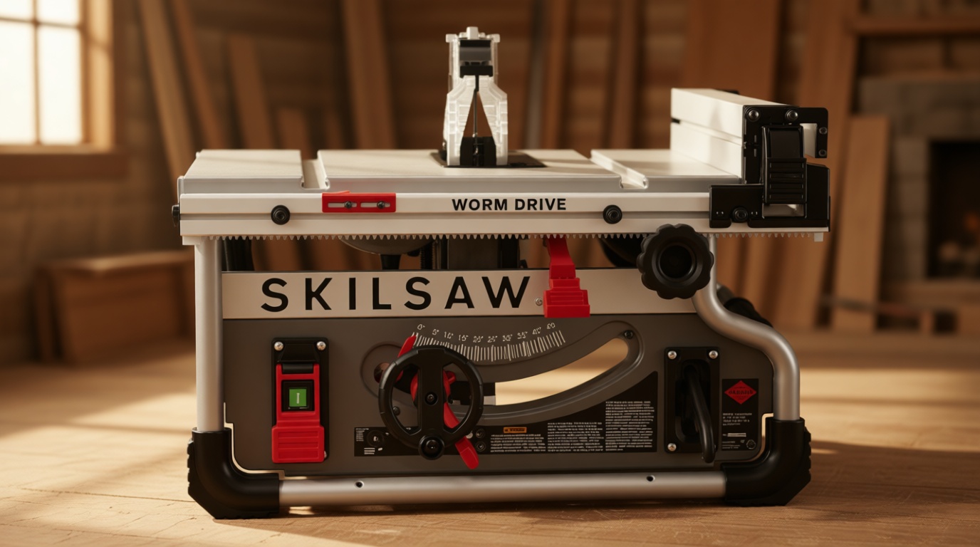 SKIL 8-1/4" Portable Worm Drive Table Saw-SPT99T-01