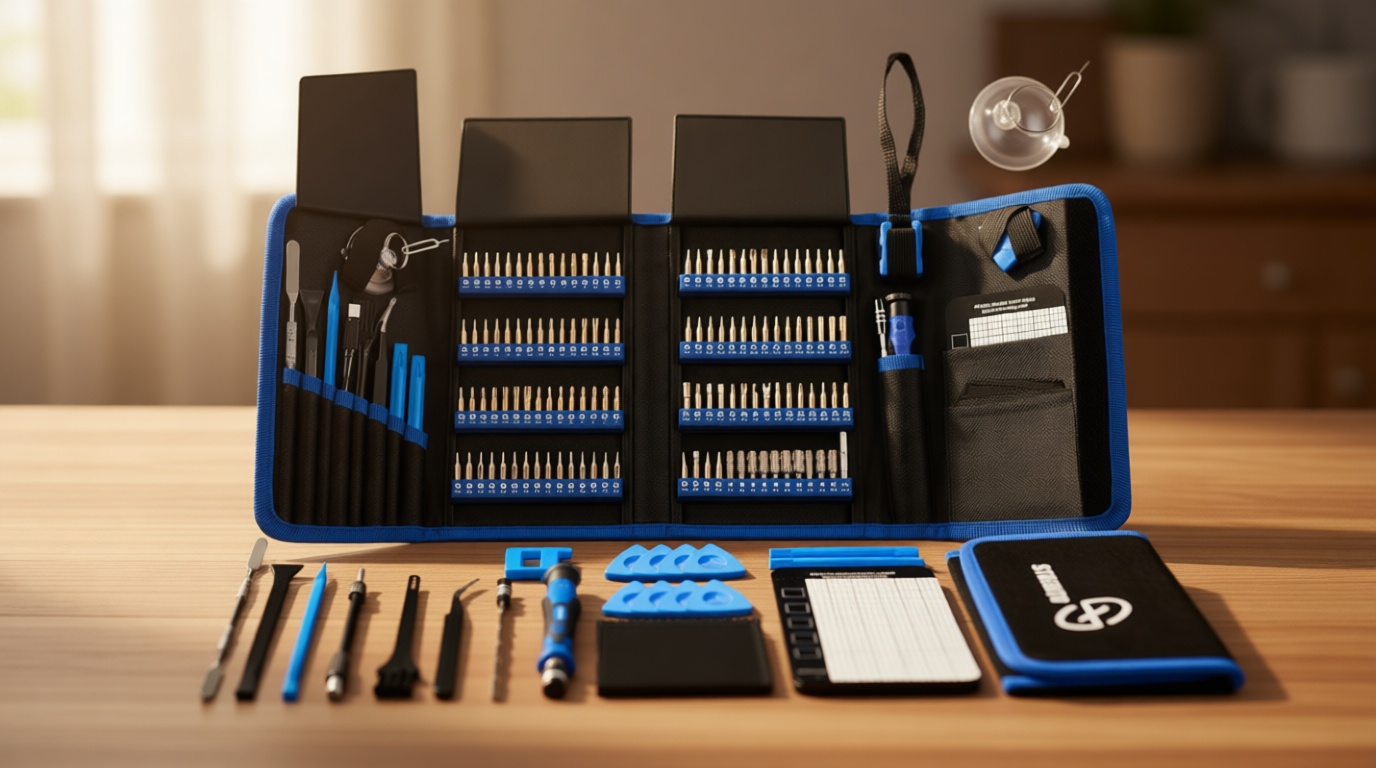 STREBITO Electronics Precision Screwdriver Sets 142-Piece with 120 Bits Magnetic Repair Tool Kit for iPhone, MacBook, Computer, Laptop, PC, Tablet, PS4, Xbox, Nintendo, Game Console