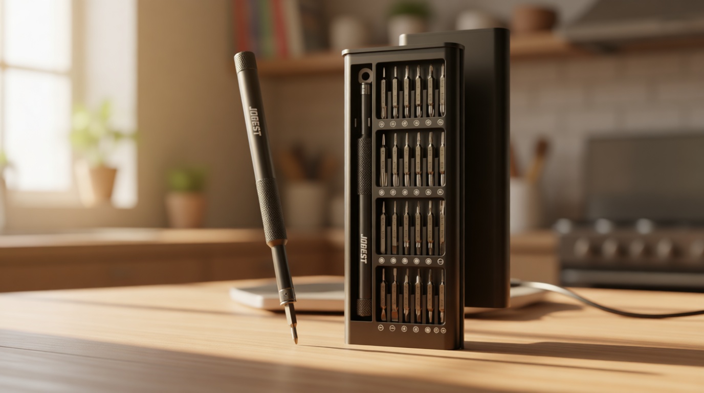 JOREST 52-IN-1 Precision Screwdriver Set, Mini Repair Tool Kit with Torx for Macbook, Computer, Laptop, iPhone, PS5, Xbox, Switch, Glasses, Watch, Ring Doorbell, Electronic, Small Gift Gadget for Men Recycled Claim Standard Blended