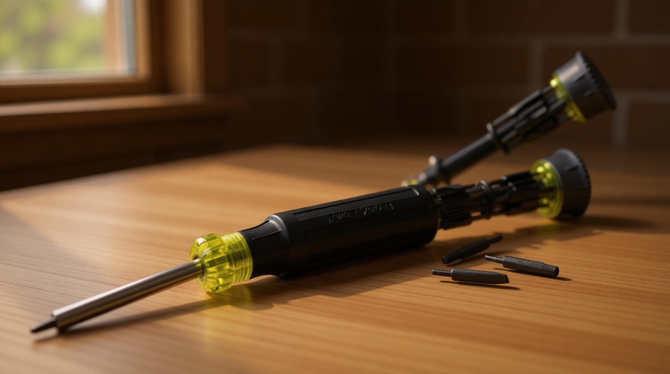 Klein Tools 32327 Precision Screwdriver Set, 27-in-1 Multi-Bit Screwdriver, Onboard Storage, Rare-Earth Magnet, Ideal for Terminal Blocks