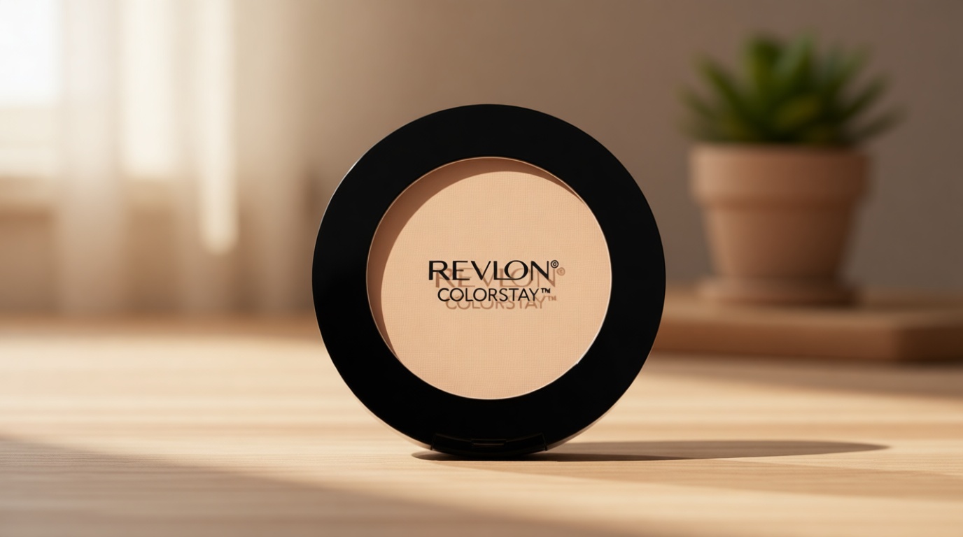 Revlon ColorStay Pressed Powder Face Makeup, Longwearing, Fragrance-Free, Noncomedogenic, 830 Light Medium, 0.3 oz