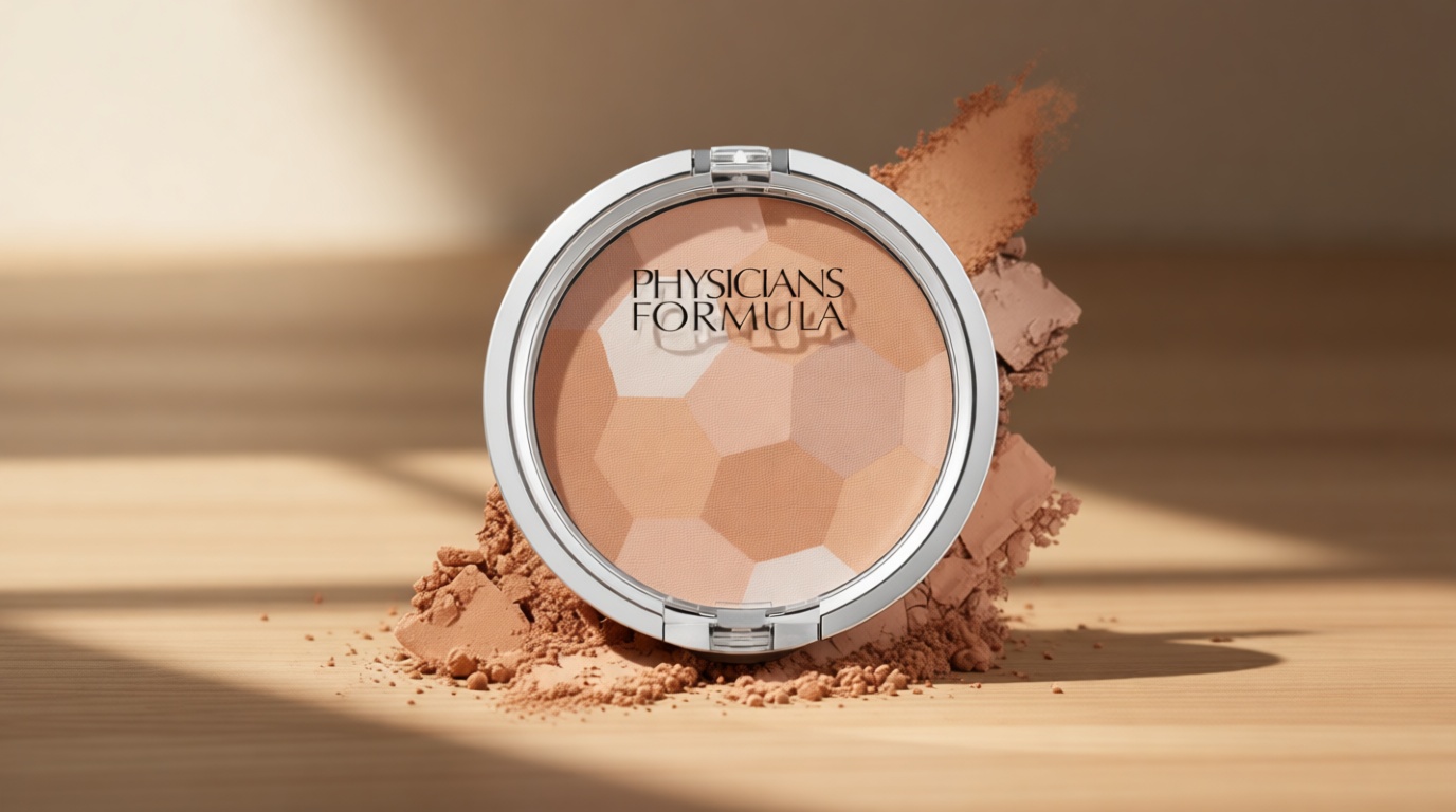 Physicians Formula Setting Powder Palette Multi-Colored Pressed Finishing Powder Translucent, Natural Coverage, Dermatologist Tested, Clinicially Tested