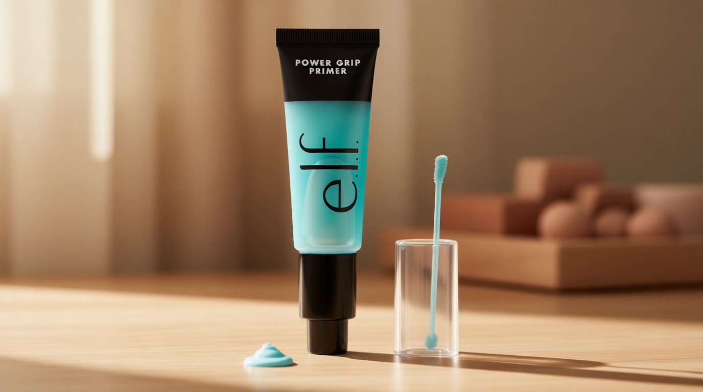 e.l.f. Power Grip Primer, Gel-Based & Hydrating Face Primer For Smoothing Skin & Gripping Makeup, Moisturizes & Primes, 0.811 Fl Oz (24 ml.)