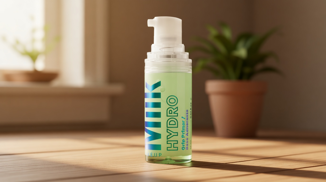 Milk Makeup Hydro Grip Primer with Hyaluronic Acid + Niacinamide – Hydrating Face Primer Grips Makeup for Up to 12 Hours – Silicone-Free, Lightweight Gel with Dewy Finish