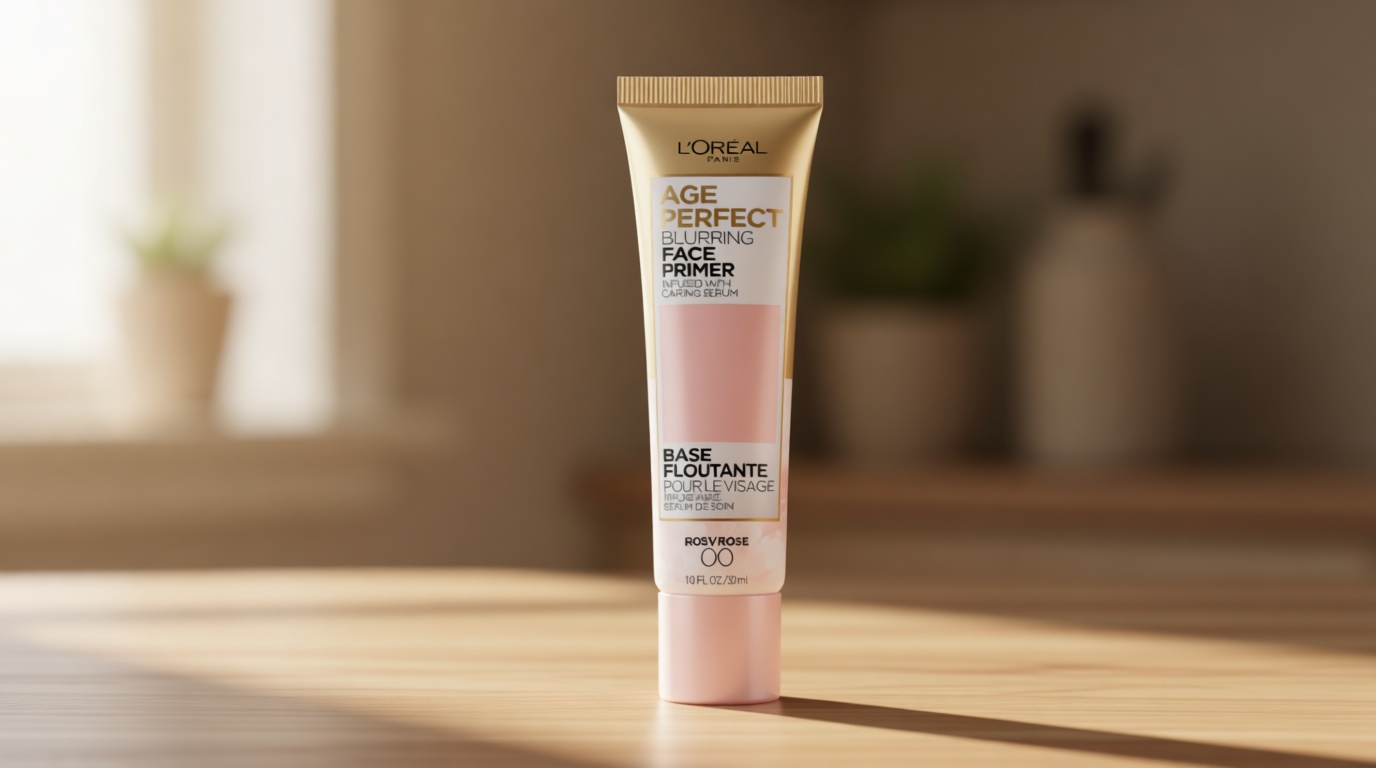 L'Oreal Paris Age Perfect Face Blurring Primer Infused with Caring Serum Smoothes Liners and Pores
