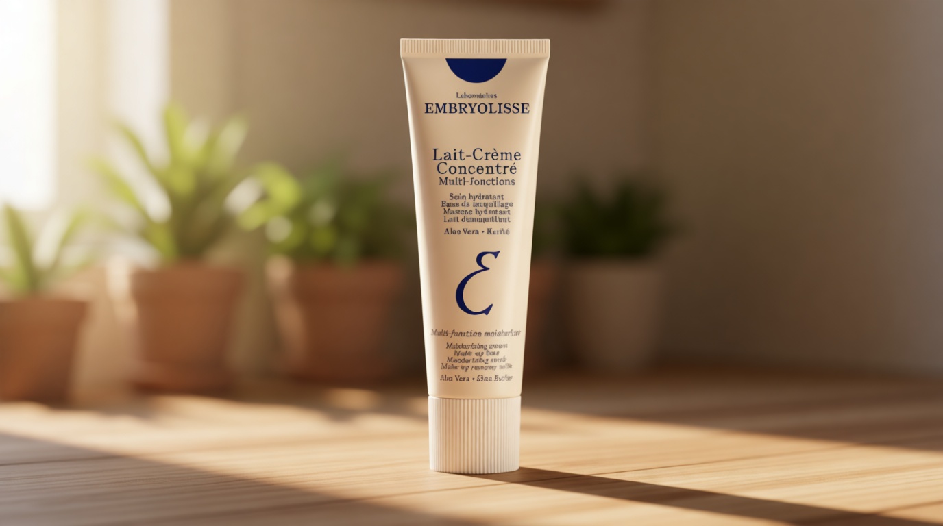 Embryolisse Lait-Crème Concentré Face Moisturizer and Makeup Primer, French Face Cream With Shea Butter & Aloe Vera