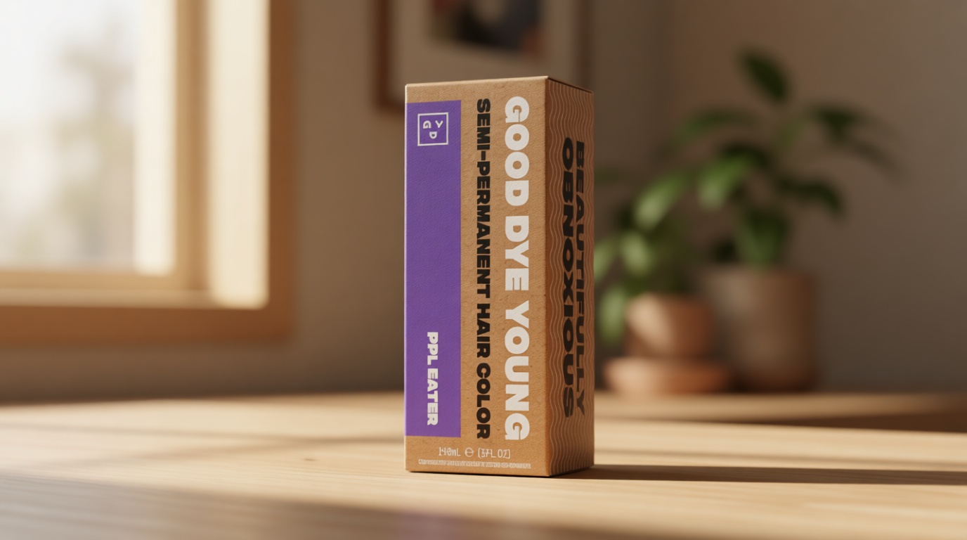 Good Dye Young Semi-Permanent Hair Color, Vegan and Cruelty-Free Purple Hair Dye, Last up to 24 Washes, Non-Damaging Conditioning Hair Color (5FL OZ, PPL Eater)