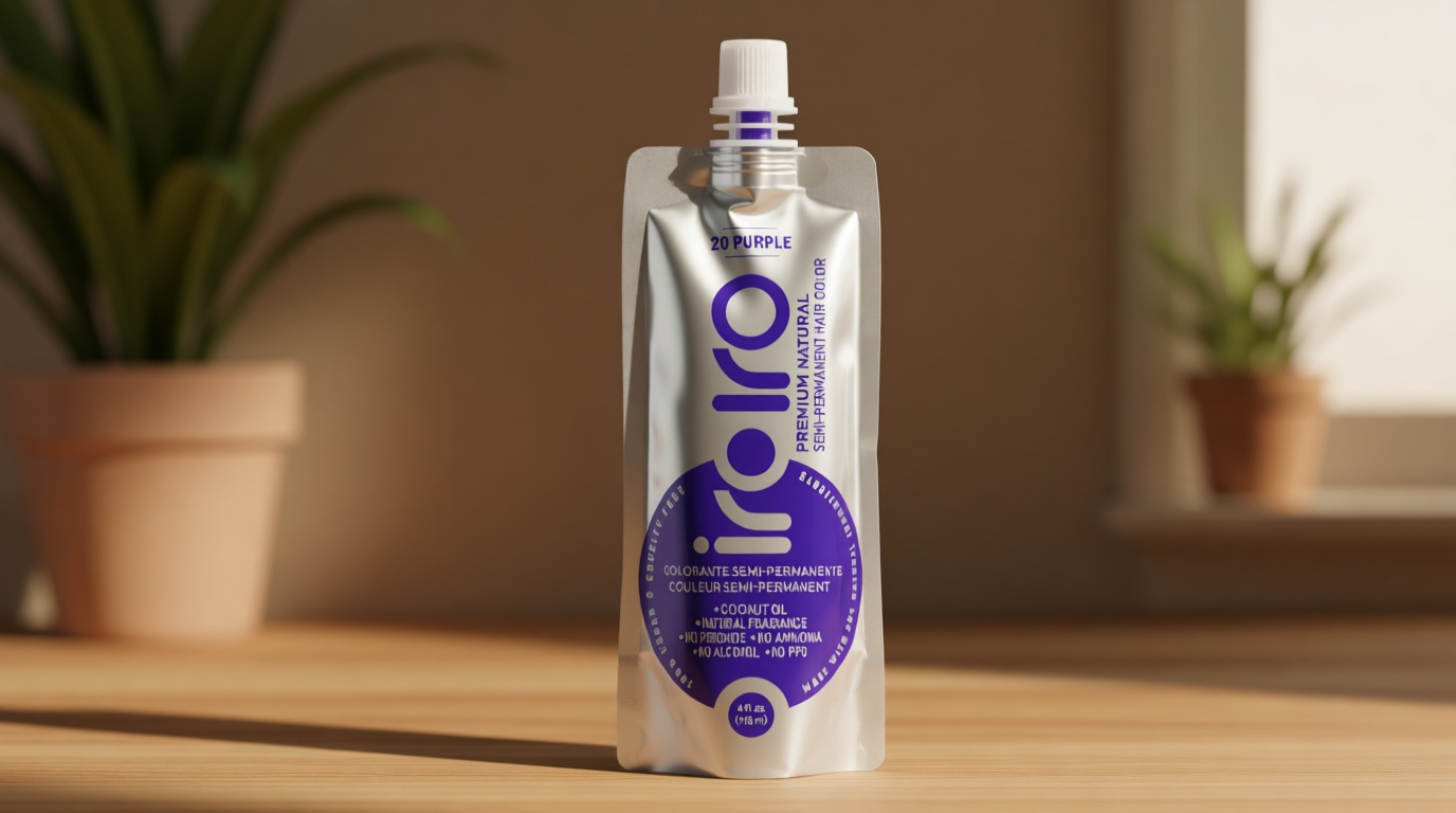 20 Purple Premium Natural Semi Permanent Hair Color