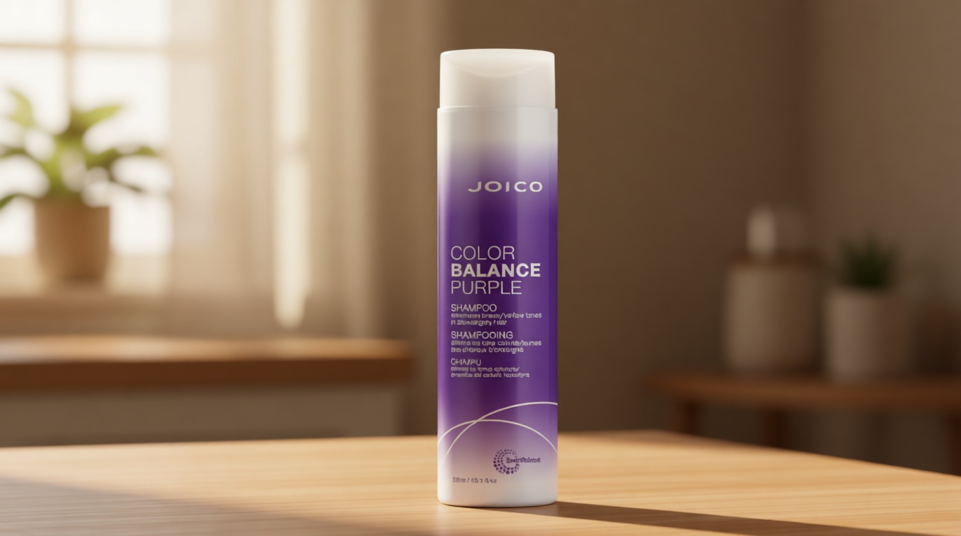 Joico Color Balance Purple Shampoo | For Cool Blonde or Gray Hair | Eliminate Brassy Yellow Tones | Boost Color Vibrancy & Shine | UV Protection | With Rosehip Oil & Green Tea Extract