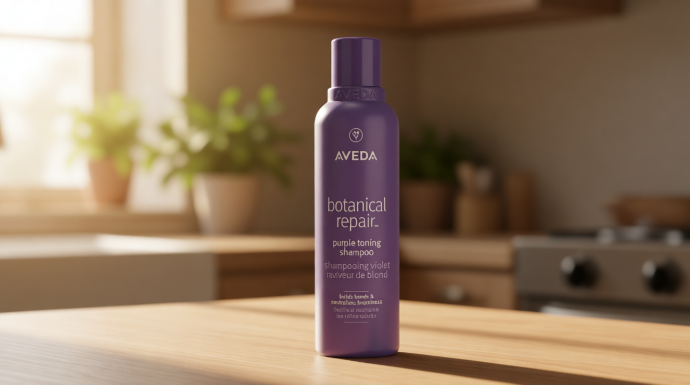 Aveda Botanical Repair Purple Toning Shampoo | For Blonde, Silver, Grey Hair | Reduces Brassy Tones | Silicone Free | 96% Naturally Derived*, 6.7 fl oz