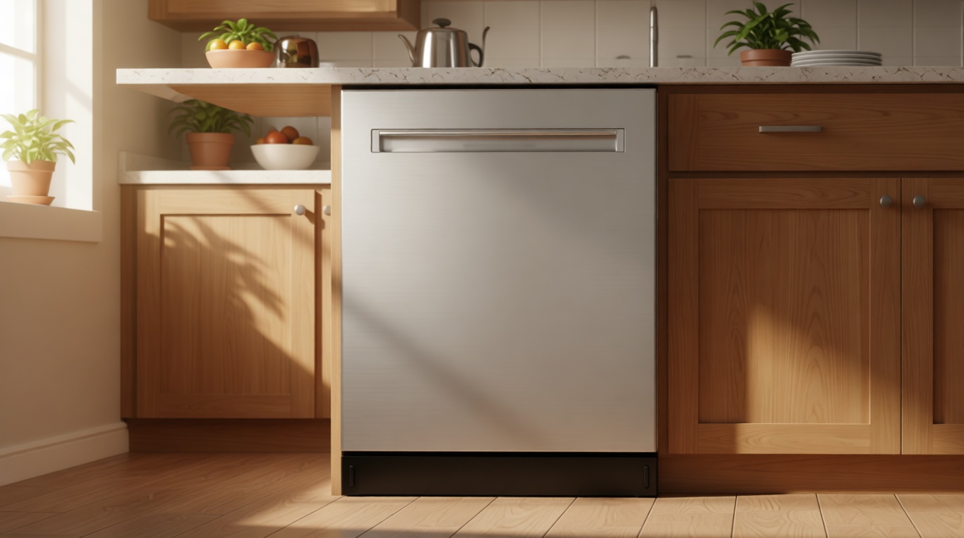 Sharp SDW6726MS 24-inch Stainless Steel Dishwasher, 47 dB Library Quiet, Third Rack, Power Wash Sprayer, 12 Place Settings,