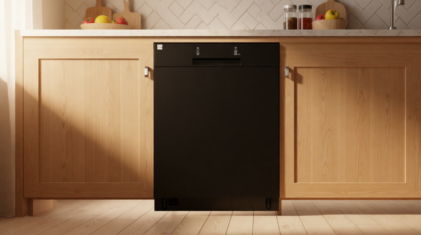 Kenmore 22-14589 24" Built-In Dishwasher - UltraWash, SmartWash, Sanitize Rinse, SmartDry, and Leak Detection - 14 Place Settings - 57 DBA - ENERGY STAR Certified - 24" - Black