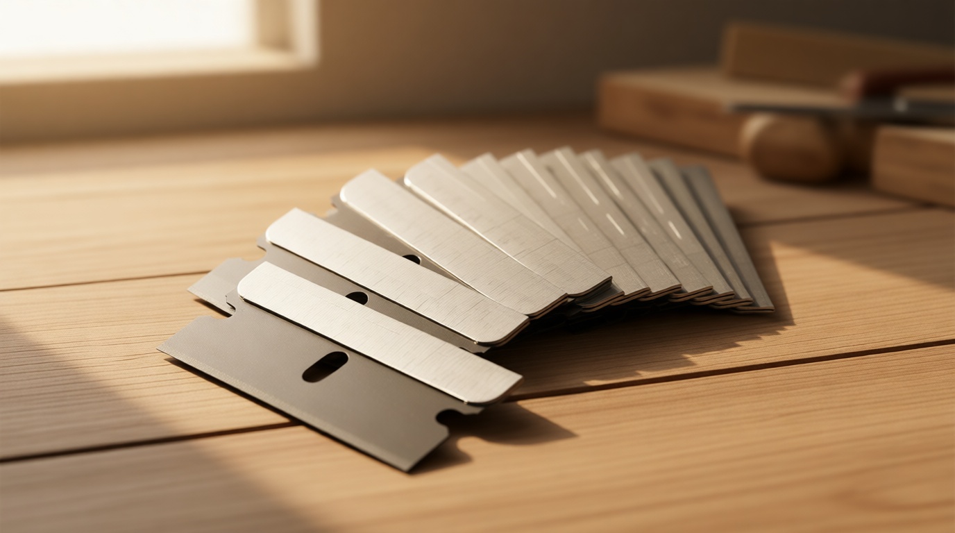 Bates- 50 pc Razor Blades, Flat Scraper Blades, One Edge Razor Blades