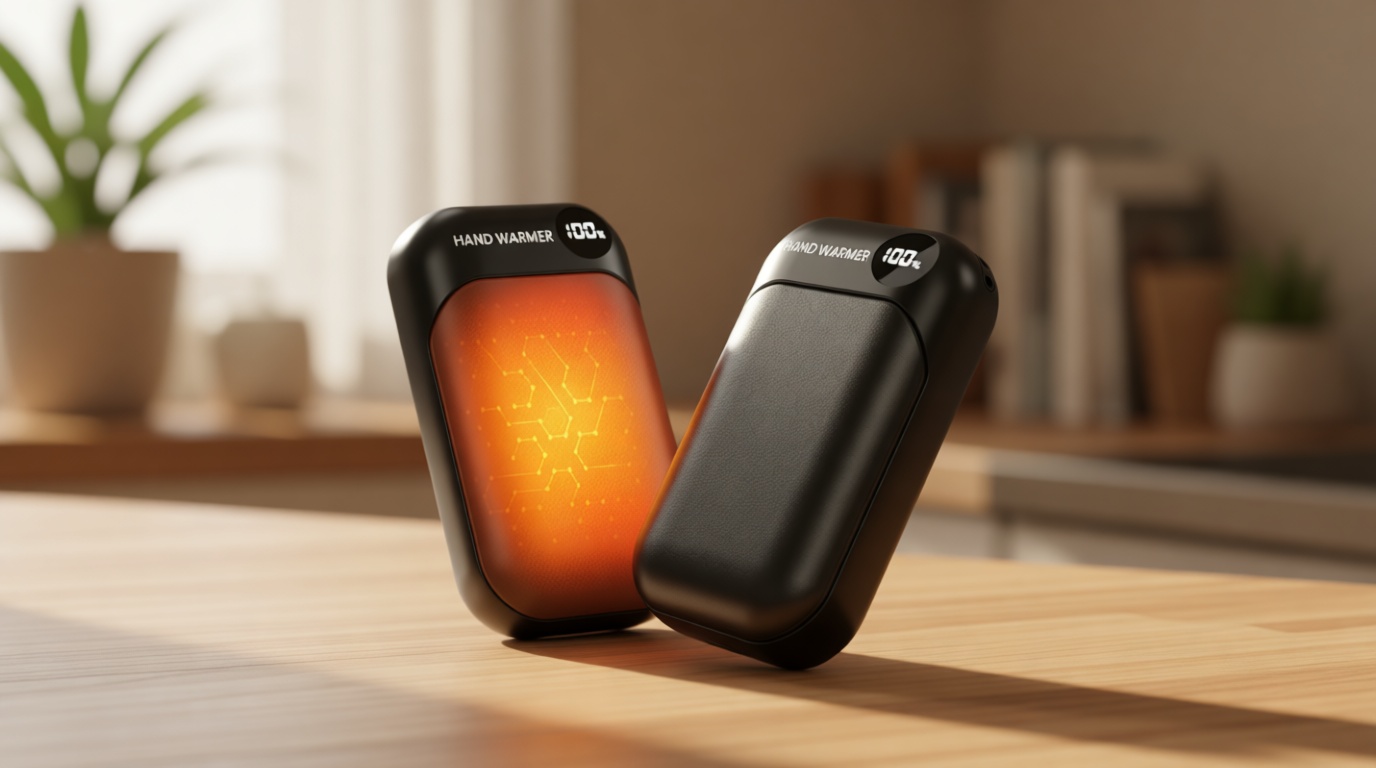 Hand Warmers Rechargeable 2 Pack, 4-Levels 104°F to 131°F Electric Hand Warmers, UL Certified Safe & Real 9Hrs Heating, Portable Pocket Hand Warmer for Women Men Kids, Fishing, Hunting, Golf, Camping