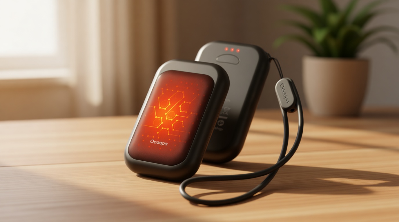 OCOOPA Magnetic Rechargeable Hand Warmers 2 Pack, Card-Style Electric AI Hand Warmers, 8hrs x2, UL Certified, Pocket Portable Hands Heater for Men Women, Hunting Essentials, UT4 Young Global Recycled Standard