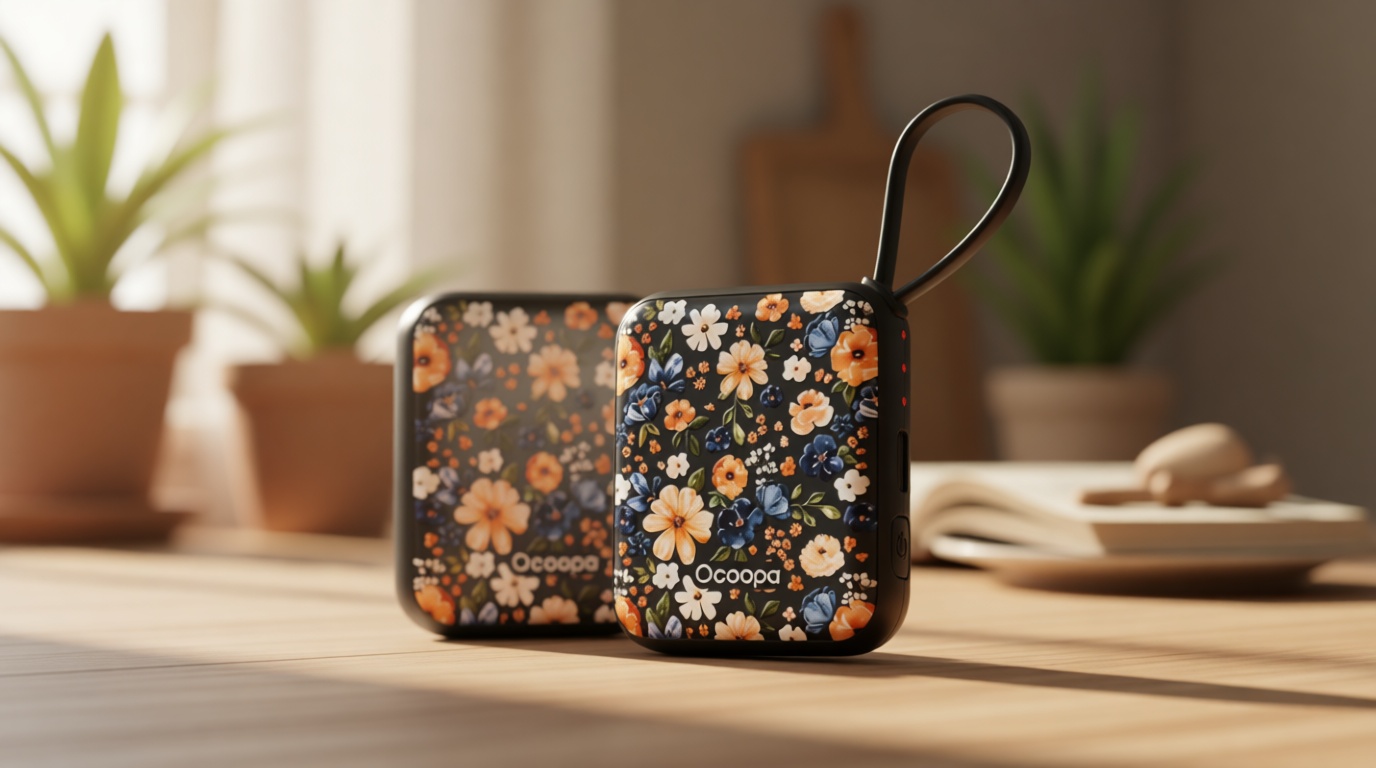 OCOOPA Hand Warmers Rechargeable, Smart Temp Control,100℉ -126℉, UL Safe, 7H*2 Long Battery, Small Palm-Sized Slim Fits Gloves, Purse, Camping, Travel, Cold Hands Gifts Women,UT5 Nano Global Recycled Standard