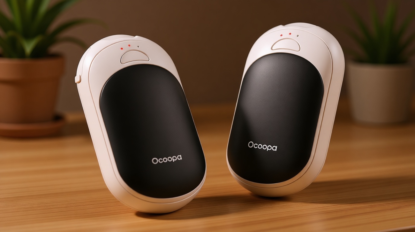 OCOOPA Magnetic Rechargeable Hand Warmers 2 Pack, Ultrathin Electric Handwarmers, Portable Pocket-Sized Heater, for Men, Women Purse Must Haves, Union UT3 Lite