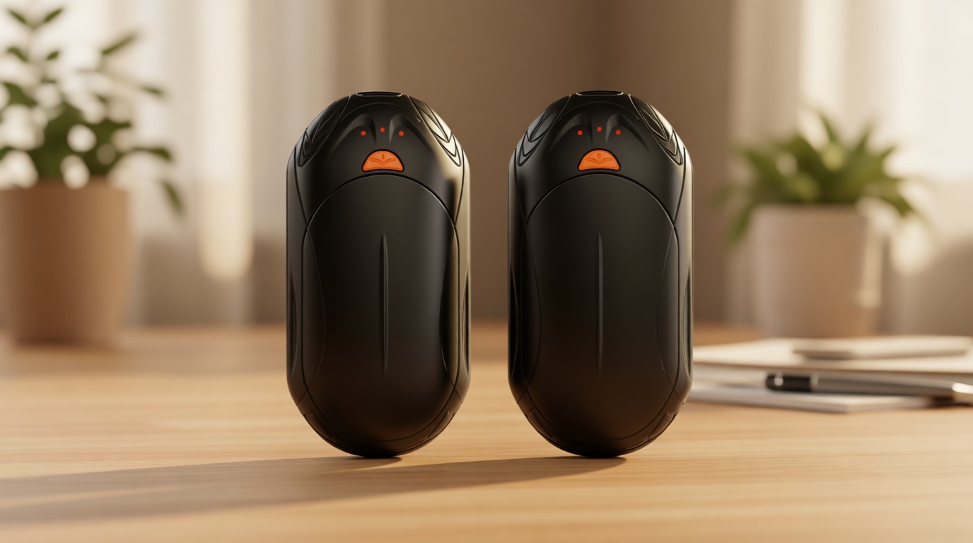 AI Hand Warmers Rechargeable 2 Pack, AI Smart Chips Electric Hand Warmers, 20Hrs Long Safe Heat, Portable Pocket Heater, Gifts for Christmas, Outdoor, Hunting, Golf, Camping Accessories