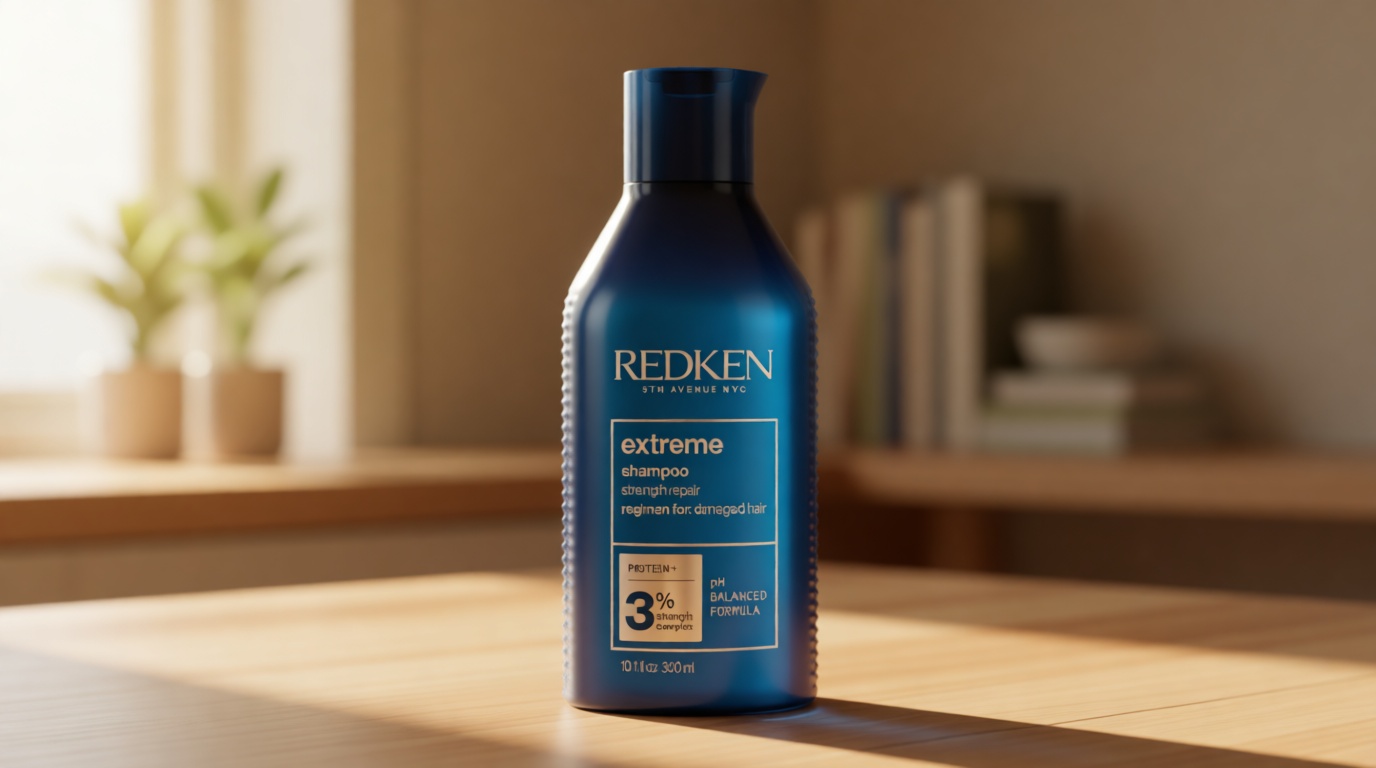 REDKEN Extreme Shampoo - Strengthen & Repair Damaged Hair, For Damaged Hair, Infused With Proteins Cradle to Cradle Certified