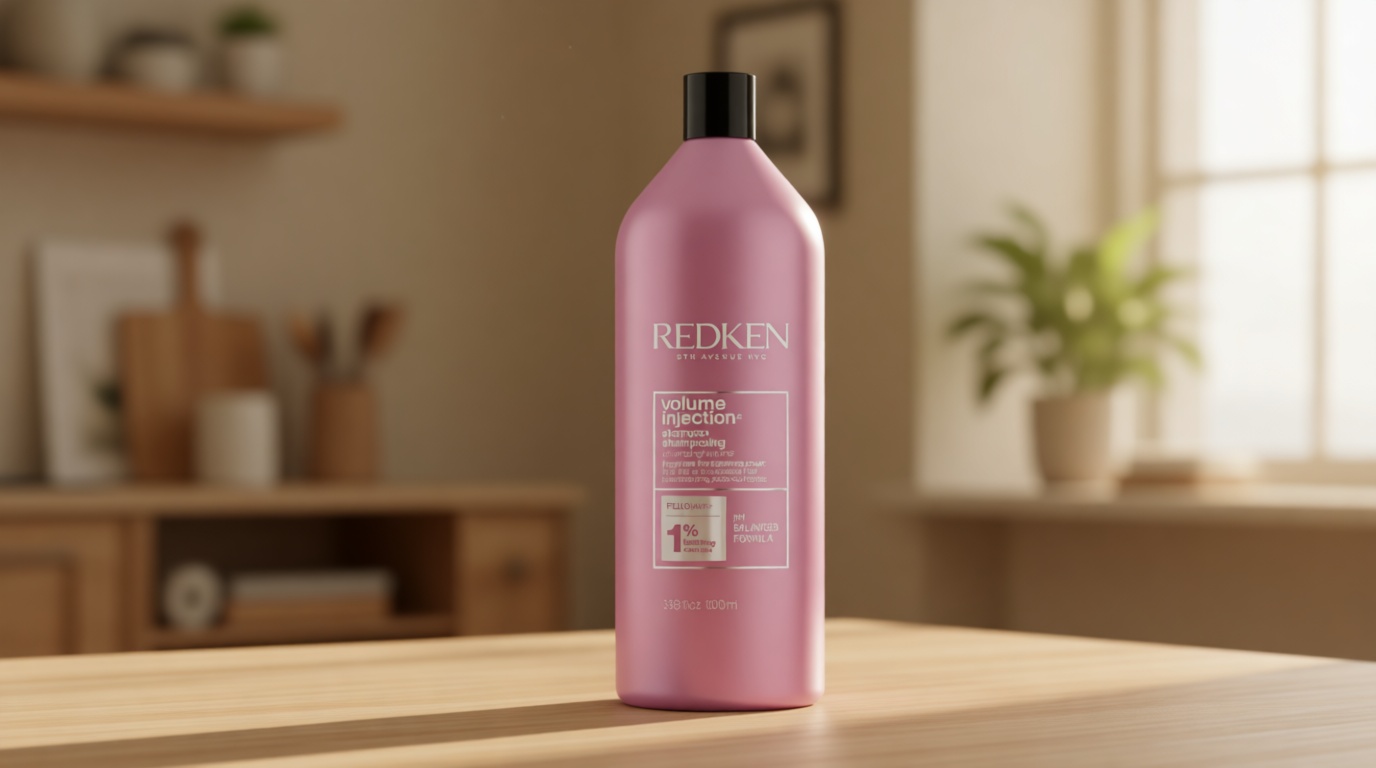 REDKEN Volume Injection Shampoo For Fine Hair - Adds Lift & Body, Volumizing & Detangling Without Weighing Down, Paraben Free Cradle to Cradle Certified