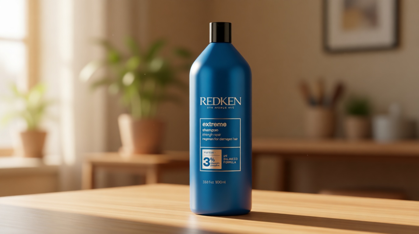 REDKEN Extreme Shampoo - Strengthen & Repair Damaged Hair, For Damaged Hair, Infused With Proteins Cradle to Cradle Certified