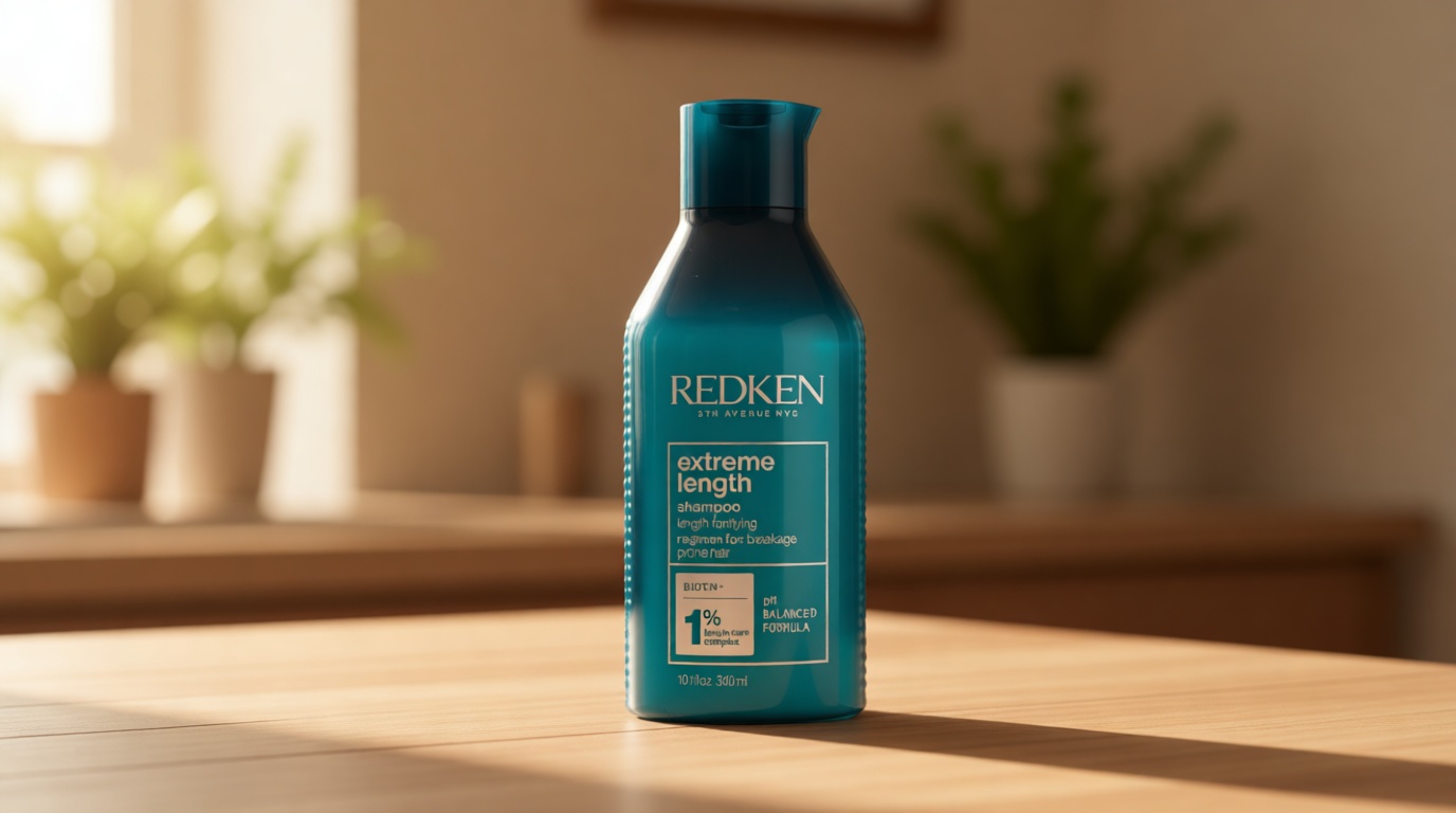 REDKEN Extreme Length Biotin Shampoo For Longer Hair – Promotes Healthy Hair Growth, Strengthens Damaged Hair, Prevents Hair Breakage, Infused With Biotin ​ Cradle to Cradle Certified