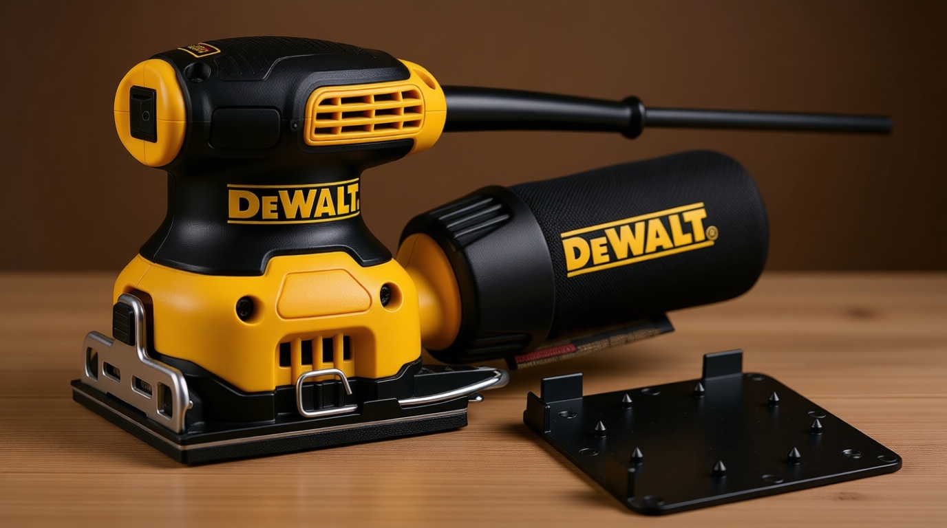 DEWALT Electric Sander, 1/4 Sheet, 14, 000 OPM (DWE6411)