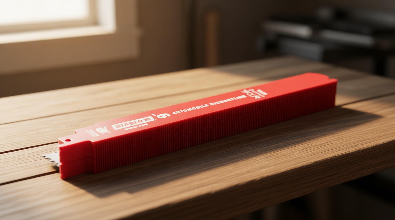 25 Pack 9 inch 14/18 TPI Diablo Steel Demon Bi-Metal Auto Dismantling Reciprocating Saw Blades for 1/16-5/16 Medium Metals