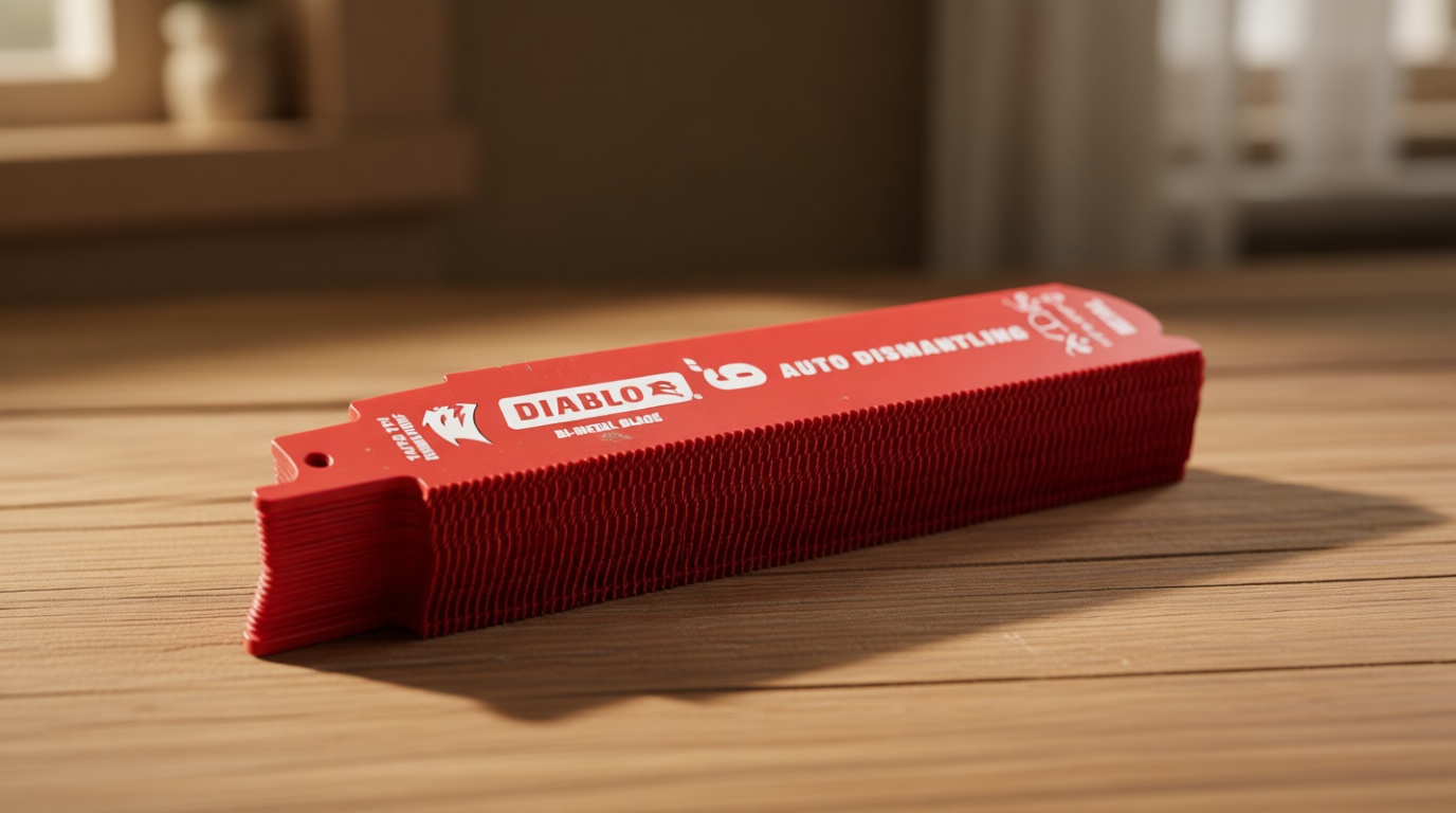 25 Pack 6 inch 14/18 TPI Diablo Steel Demon Bi-Metal Auto Dismantling Reciprocating Saw Blades for 1/16-5/16 Medium Metals