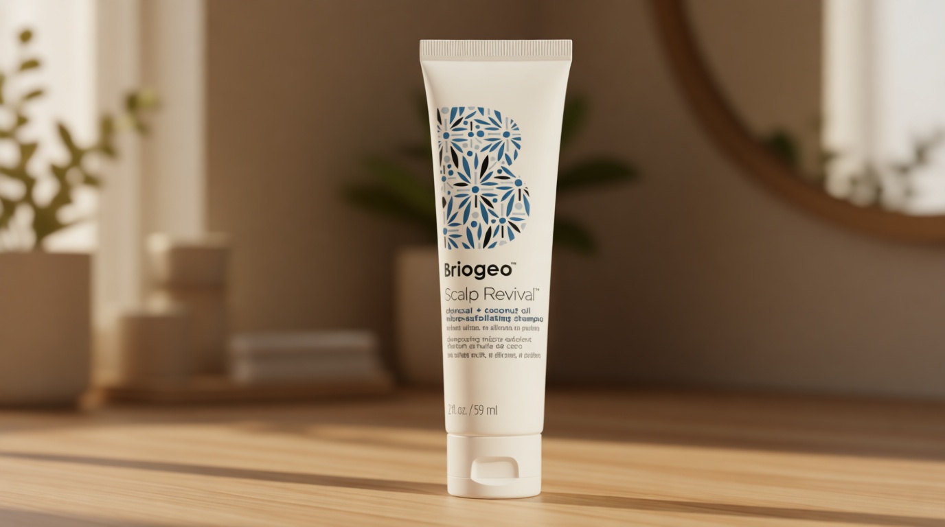 Briogeo Scalp Revival Charcoal + Coconut Oil Micro-Exfoliating Shampoo | Sulfate-Free Scalp Scrub for Dry, Itchy, or Oily Scalp | Detoxifying & Hydrating | Vegan & Cruelty Free