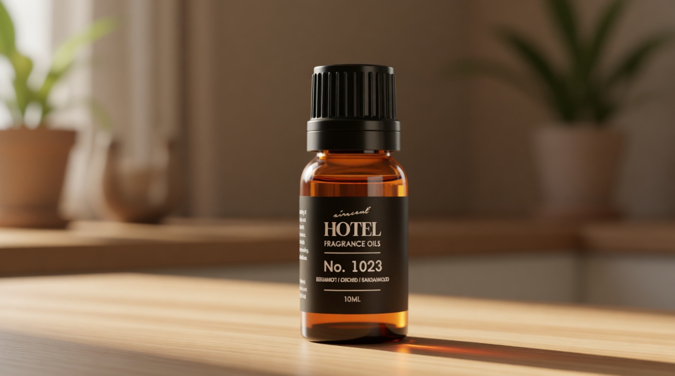 AirScent Hotel Diffuser Oil No. 1023 Inspired by The Baccarat Hotel Scent - Love Affair Fragrance Oil for Ultrasonic and Waterless Diffusers and Crafting - 10 mL, 0.34 fl oz Glass Bottle with Dropper
