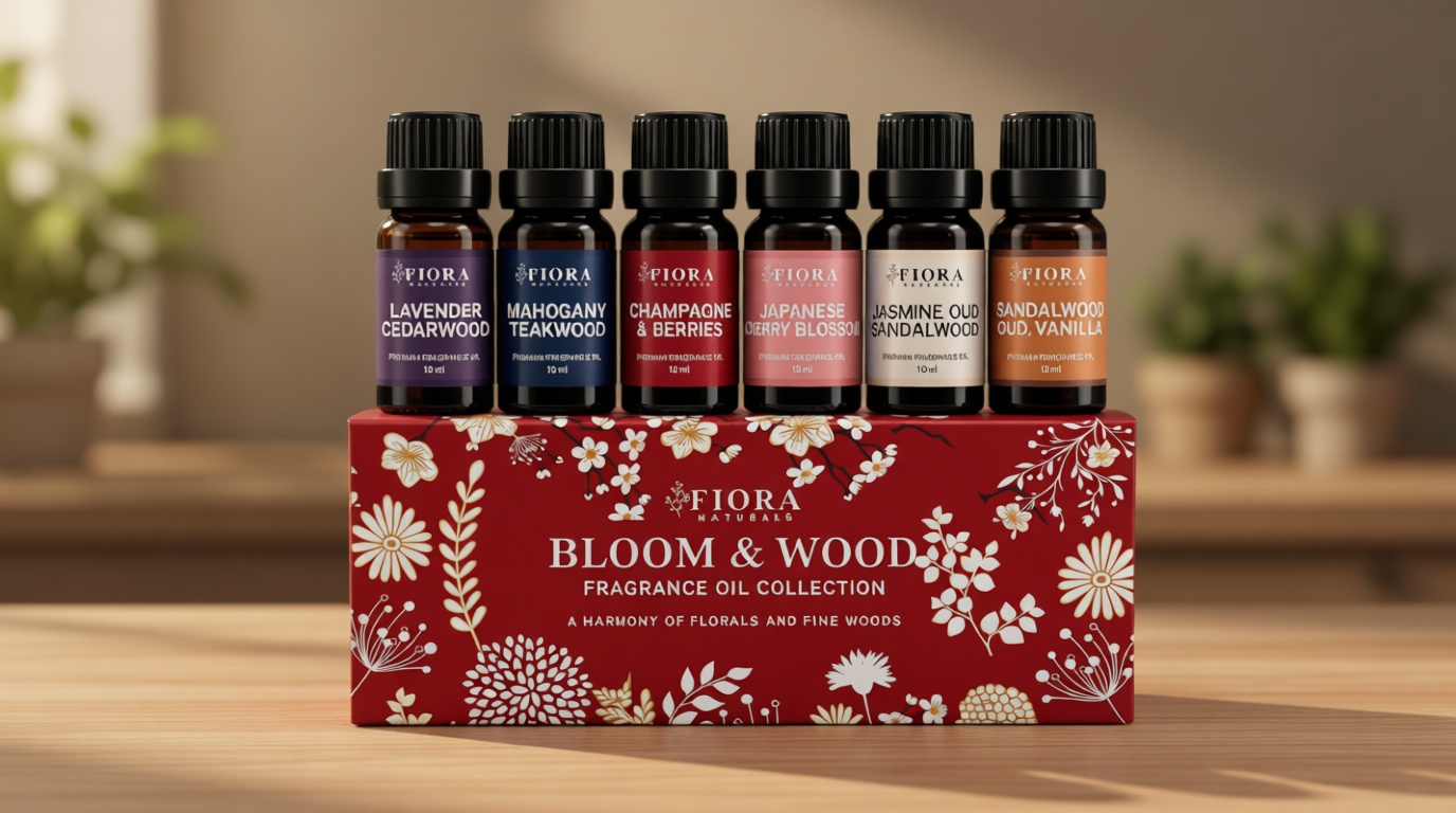 Premium Fragrance Oil Set – Highly Concentrated Scented Oils for Candle Making, Soap, Wax Melts & Home Fragrance, Long Lasting Aroma Oils Gift Set for Diffusers & DIY, Aromatherapy Mothers Day Gift