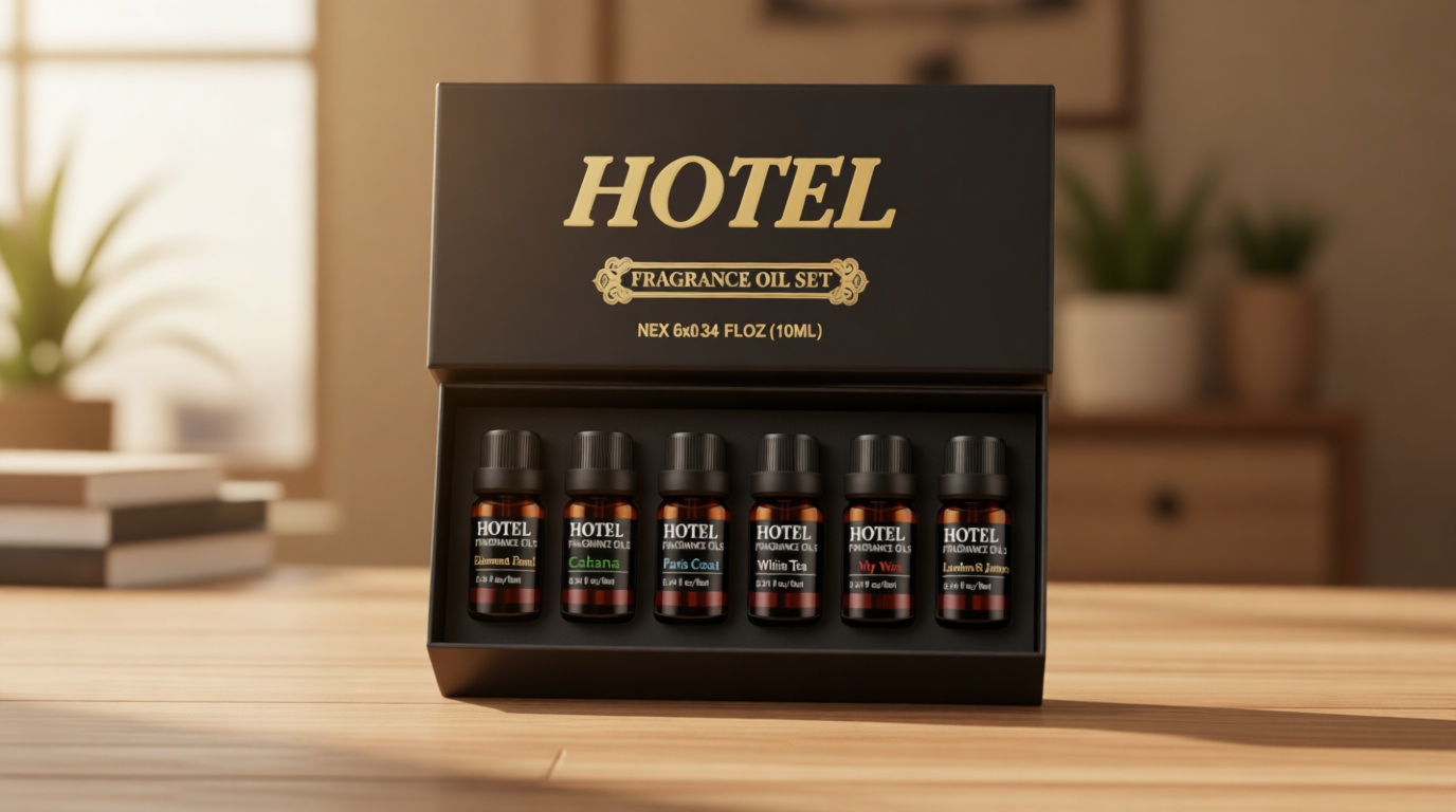 Hotel Collection Luxury Scent for Diffuser Oils Set Inspired by Iconic 5-Star Hotels- Aromatherapy Essential Oils for Diffuser & Home Scenting