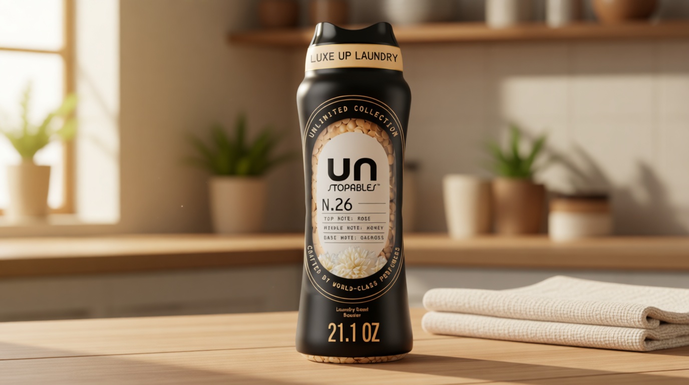 Downy Unstopables Unlimited Collection In Wash Laundry Scent Booster Beads, No. 26, Fine Fragrance, Long Lasting Fresh Scent Beads, 21.1 oz