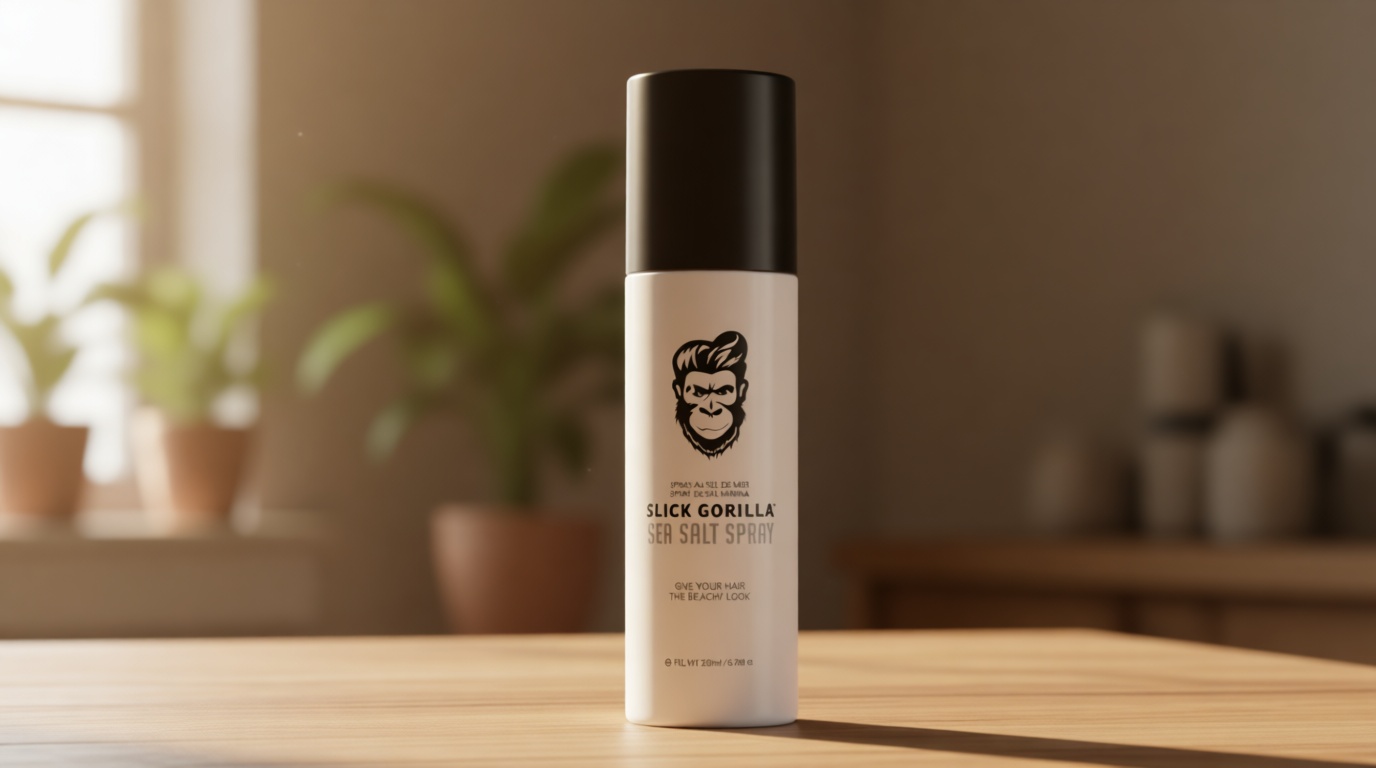 Slick Gorilla Sea Salt Spray for Men 200ml (6.76 fl oz) | Texturizing Sea Salt Hair Spray | Lightweight Volume Mist | Matte Finish | Natural Texture | Flexible Hold