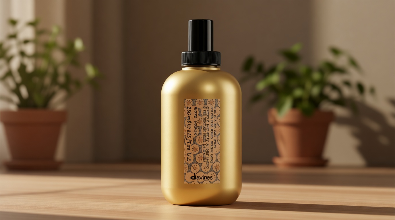 Davines This Is A Sea Salt Spray, Light Hold Beachy Waves & Texture - Adds Gritty Texture & Volume for Tousled Looks - Matte Finish, 8.45 Fl Oz