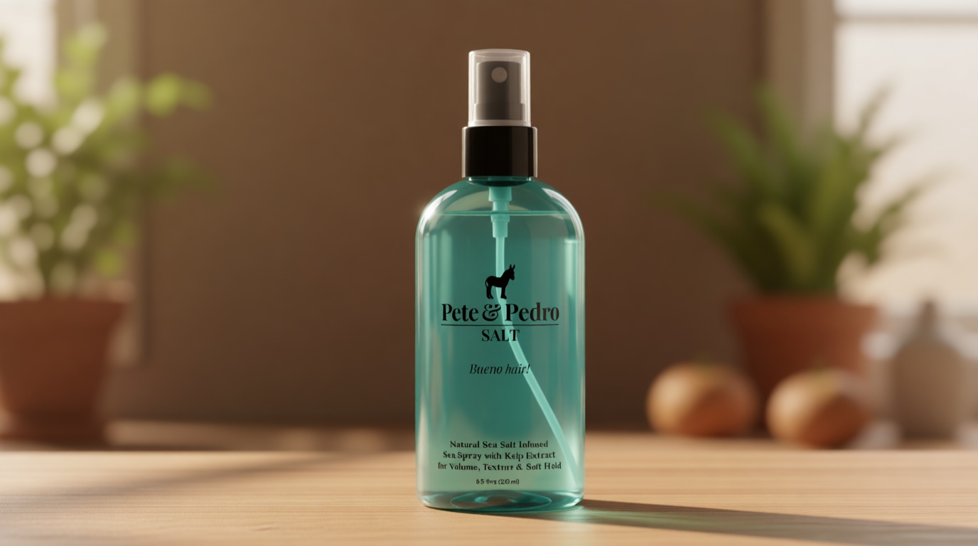 Pete & Pedro SALT - Natural Sea Salt Spray for Hair Men & Women, Adds Instant Volume, Texture, Thickness, & Light Hold | Texturizing & Thickening | As Seen on Shark Tank, 8.5 oz.