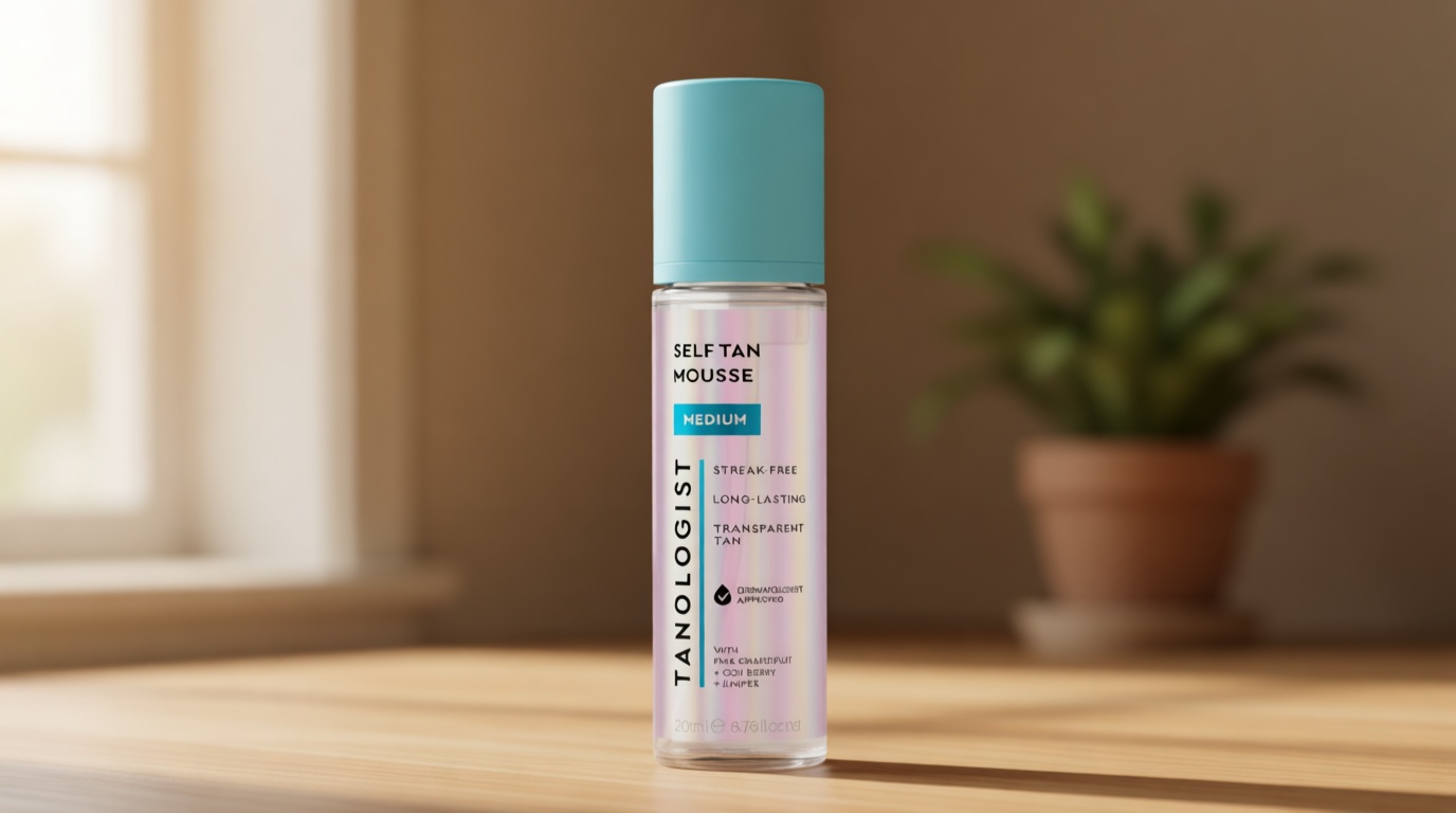 Tanologist Medium Self Tan Mousse, Self-Tanning Mousse, Streak-Free, Natural Glow, No Fake Tan Smell Or Orange Tone, Long Lasting, Clean Ingredients, Vegan, 6.76 fl. oz/200 ml Bottle