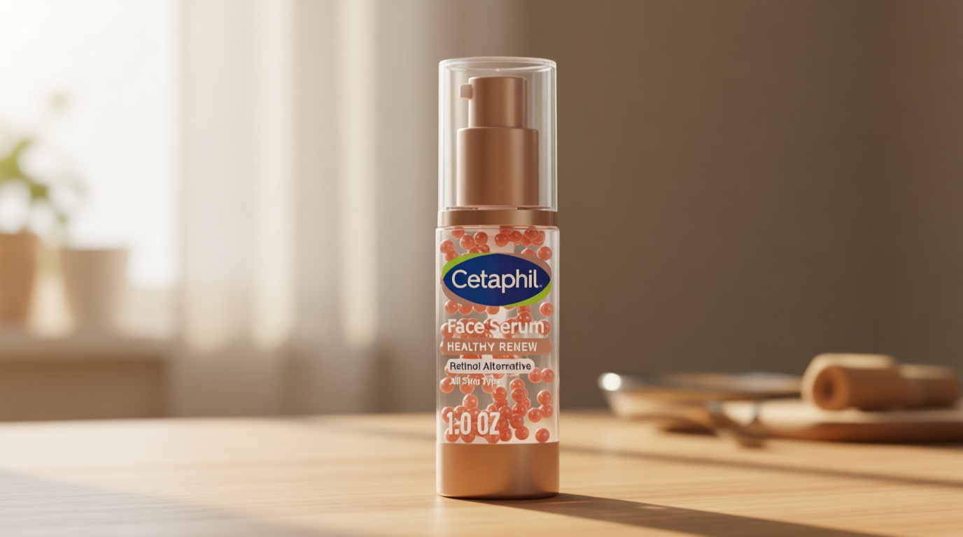 Cetaphil Healthy Renew Anti Aging Face Serum 1 Oz, Retinol Alternative Serum for Face with Niacinamide & Peptides, Skincare for Sensitive Skin with Vitamin B Complex, Fragrance Free