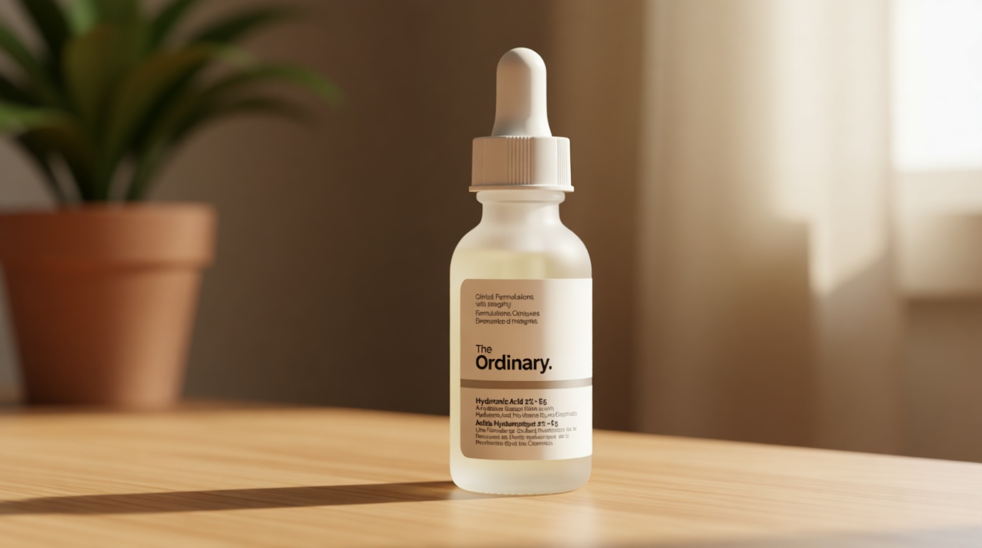 The Ordinary Hyaluronic Acid 2% + B5 (with Ceramides), Multi-Depth Hydration Serum for Plumper, Smoother Skin