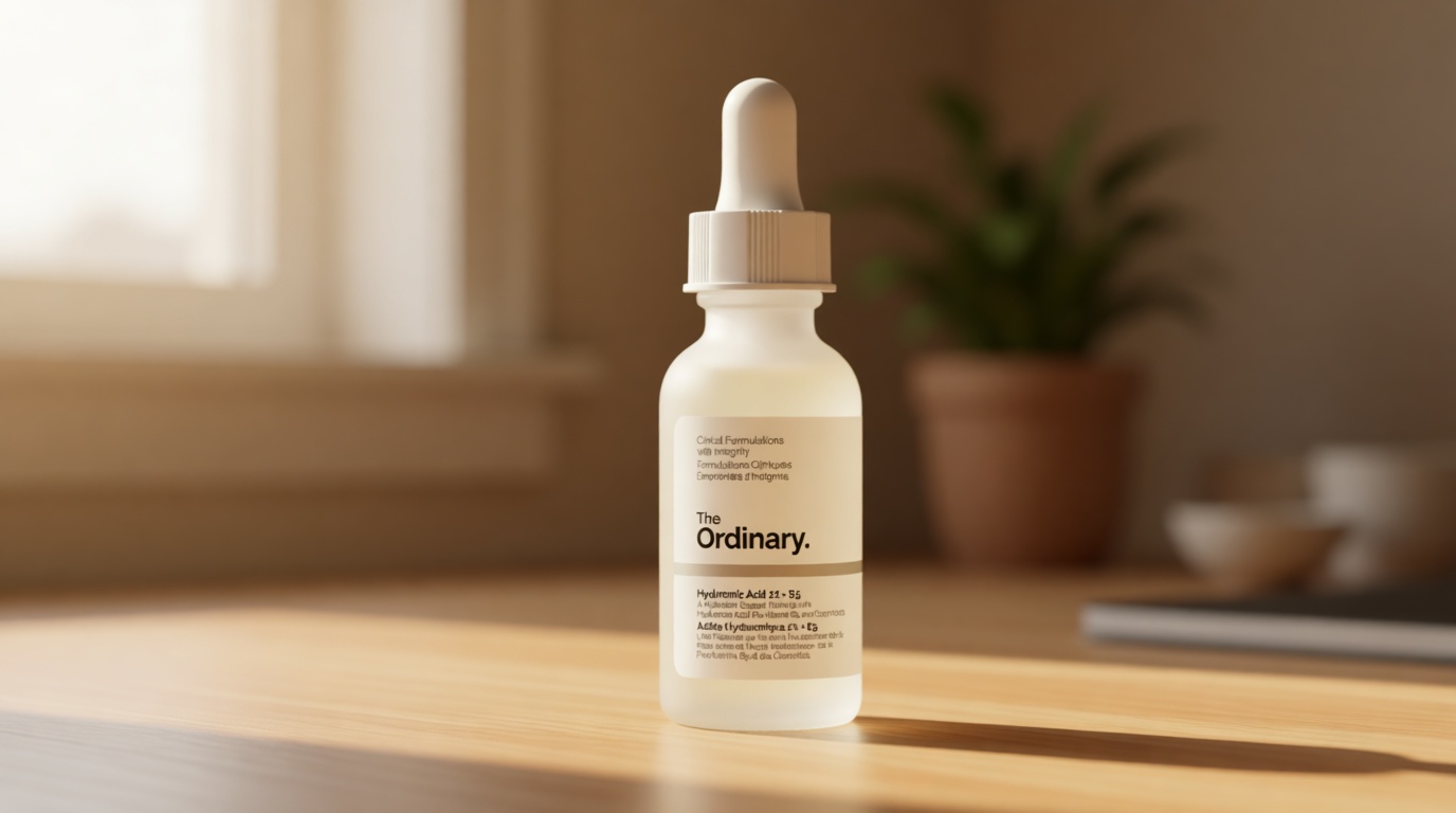 The Ordinary Hyaluronic Acid 2% + B5 (with Ceramides), Multi-Depth Hydration Serum for Plumper, Smoother Skin