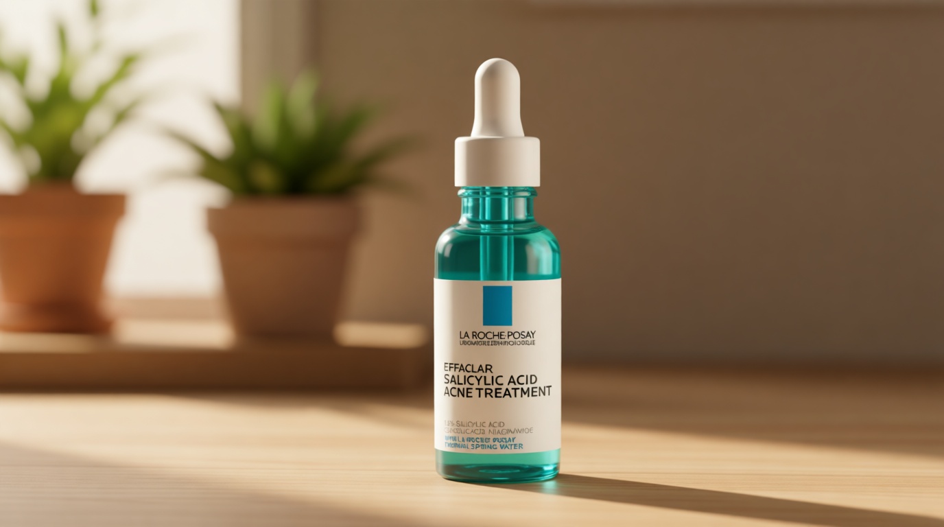 La Roche-Posay Effaclar 1.5% Salicylic Acid Serum, Acne Treatment For Face With Glycolic Acid & Niacinamide, Acne Serum Helps Clear Blackheads, Whiteheads, Pimples & Reduces Post Acne Marks