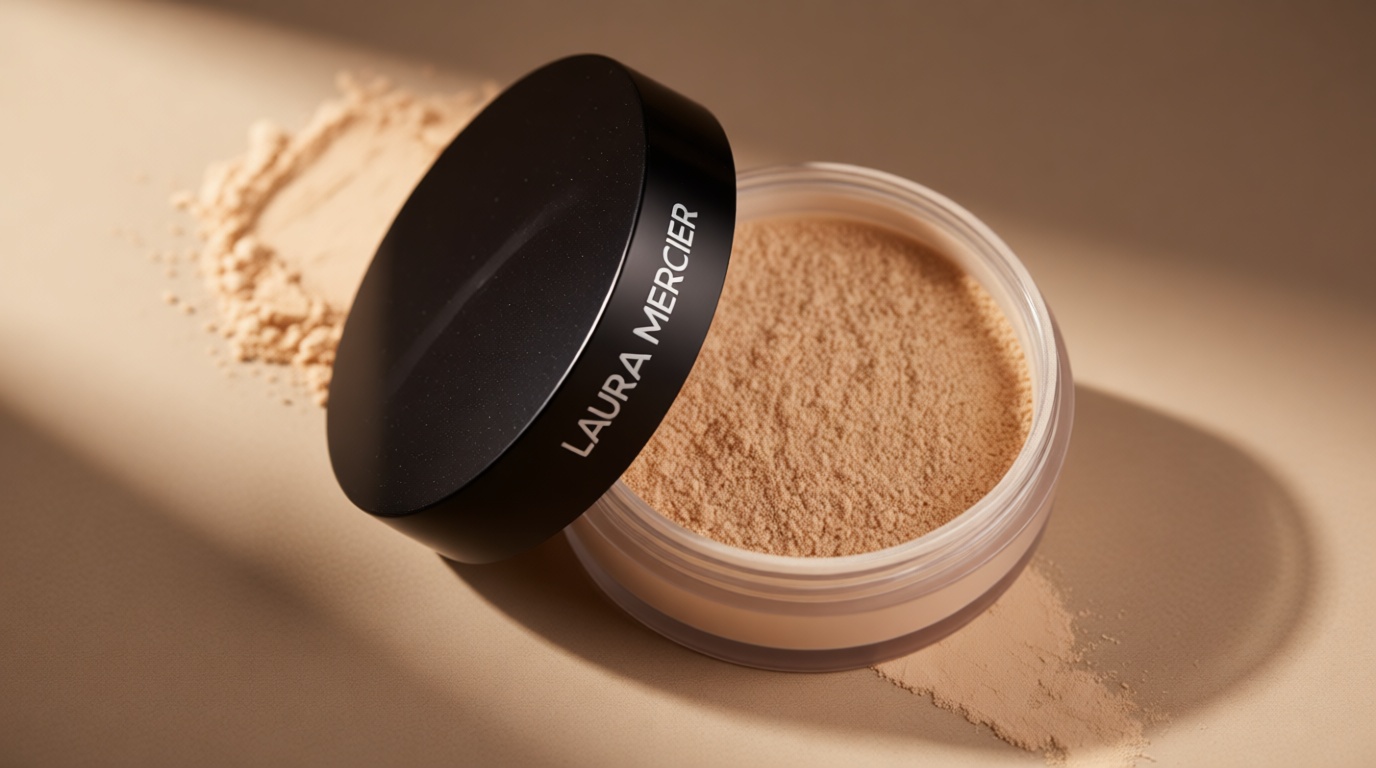 Laura Mercier Translucent Loose Setting Powder, 24HR Shine Control, Soft Matte Finish, Long-Lasting Wear, Normal to Oily Skin, 4 Shades for Virtually All Skin Tones, Artistry Icons Set