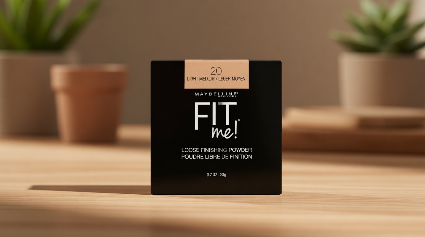Maybelline Fit Me Loose Setting Powder, Face Powder Makeup & Finishing Powder, Light Medium, 1 Count